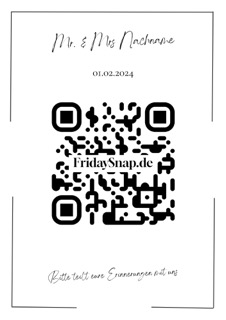 QR-Code Template 6 black and white